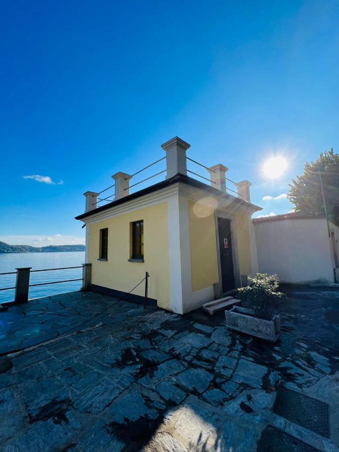 Lake View Cottage Beach Orta San Giulio Bagian luar foto