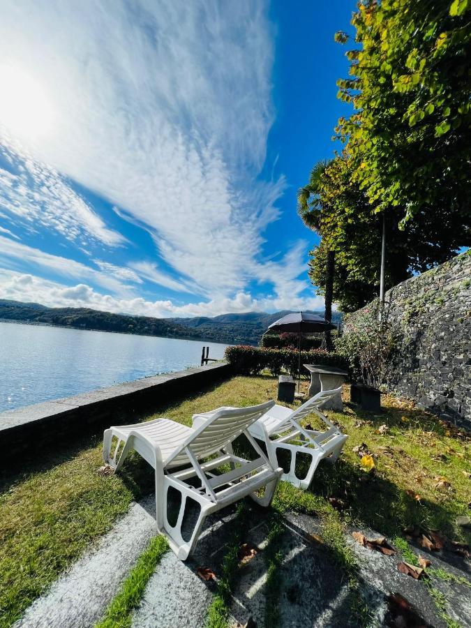 Lake View Cottage Beach Orta San Giulio Bagian luar foto