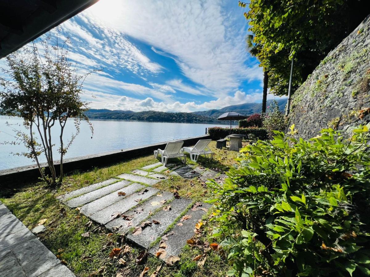 Lake View Cottage Beach Orta San Giulio Bagian luar foto