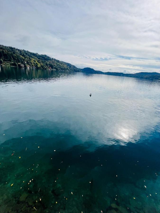 Lake View Cottage Beach Orta San Giulio Bagian luar foto