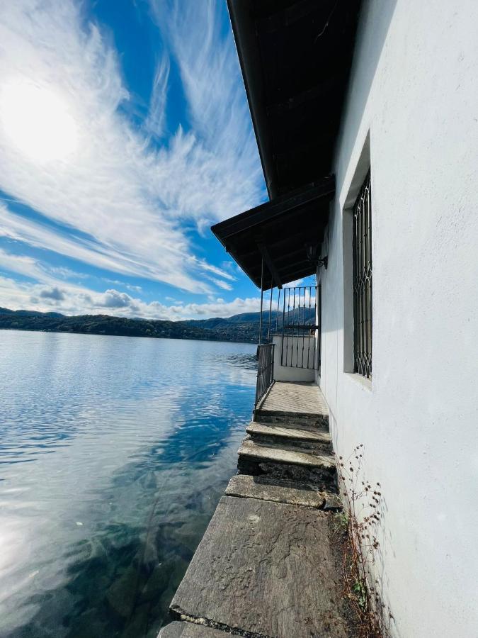 Lake View Cottage Beach Orta San Giulio Bagian luar foto