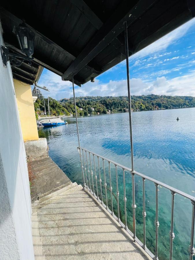 Lake View Cottage Beach Orta San Giulio Bagian luar foto