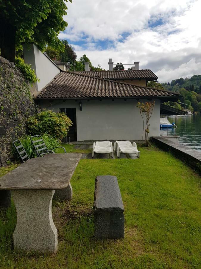 Lake View Cottage Beach Orta San Giulio Bagian luar foto